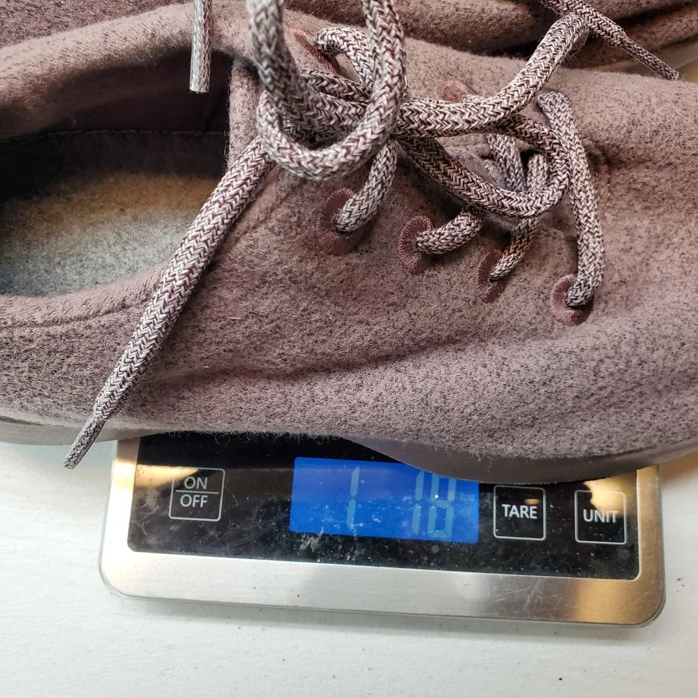 Allbirds Wool Runners Gray Black Lace Up Sneakers Shoes‎ size 8